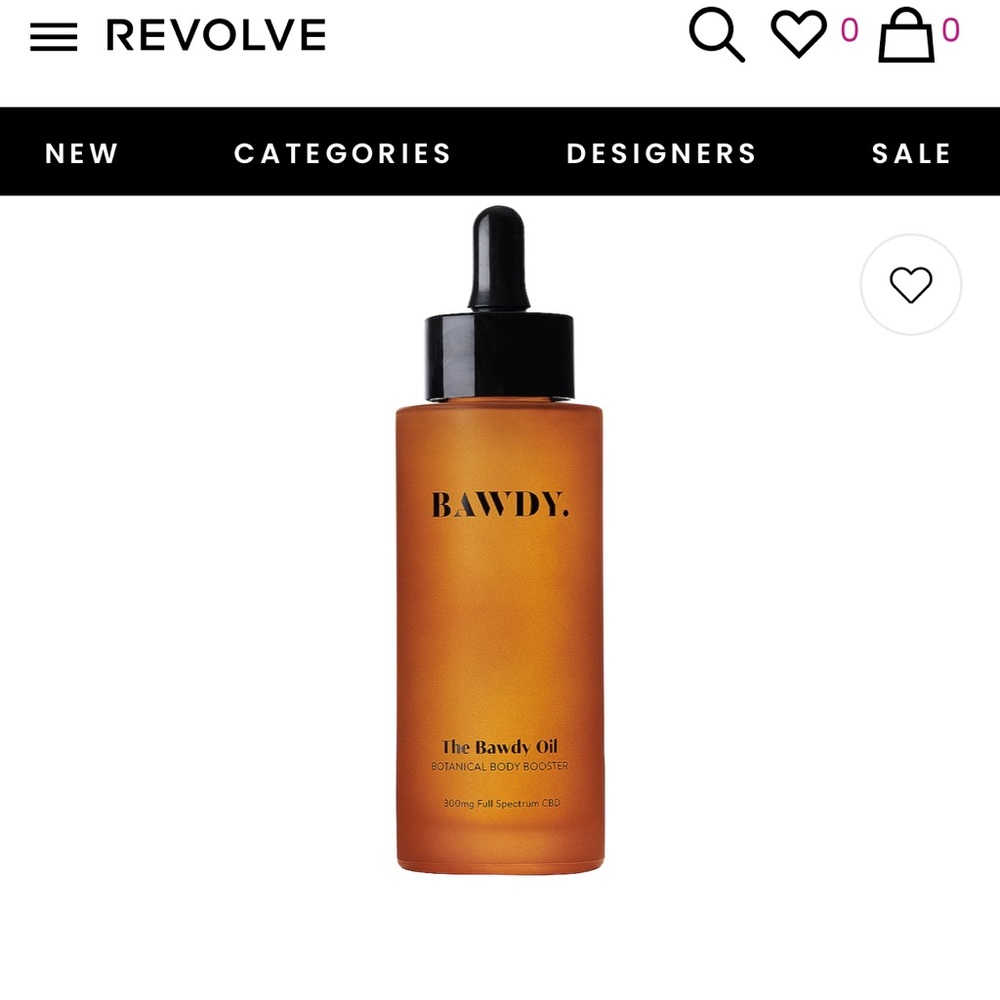 The Bawdy Oil by Unapologetic Beauty. 3.4 oz bottle